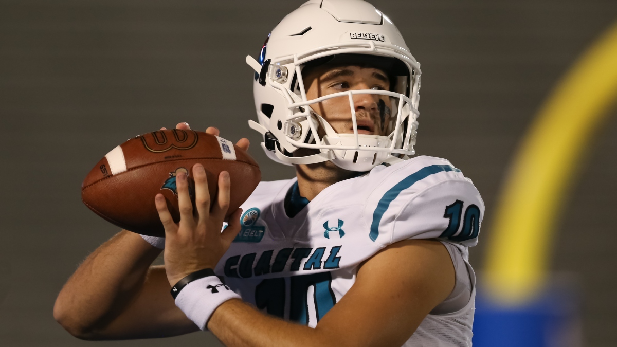 College Football Odds & Picks for Coastal Carolina vs. Texas State: Betting Value on Saturday’s Over/Under article feature image