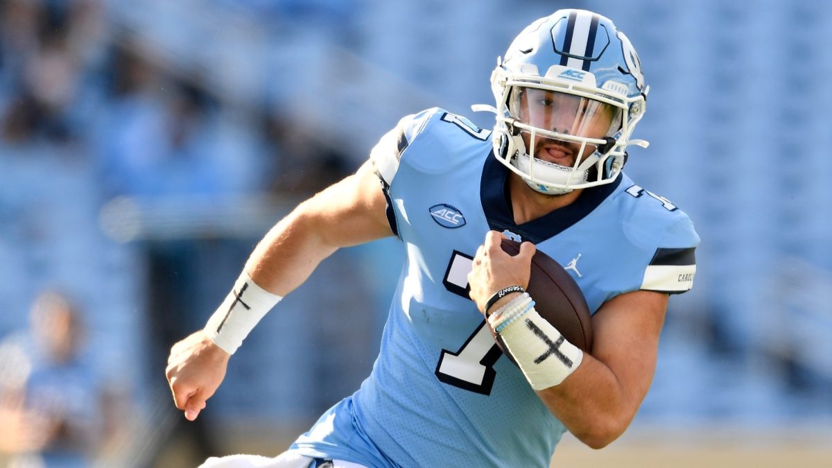 College Football Week 3 Betting Odds & Pick for Virginia vs. North Carolina: Howell, Heels Offense to Shine Against Cavs? article feature image