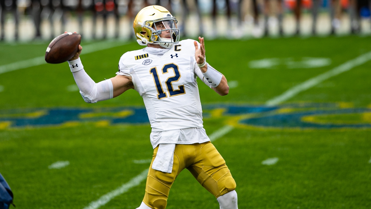 Notre Dame vs. Syracuse Promo: Bet $20, Win $125 if Ian Book Throws for at Least 1 Yard! article feature image