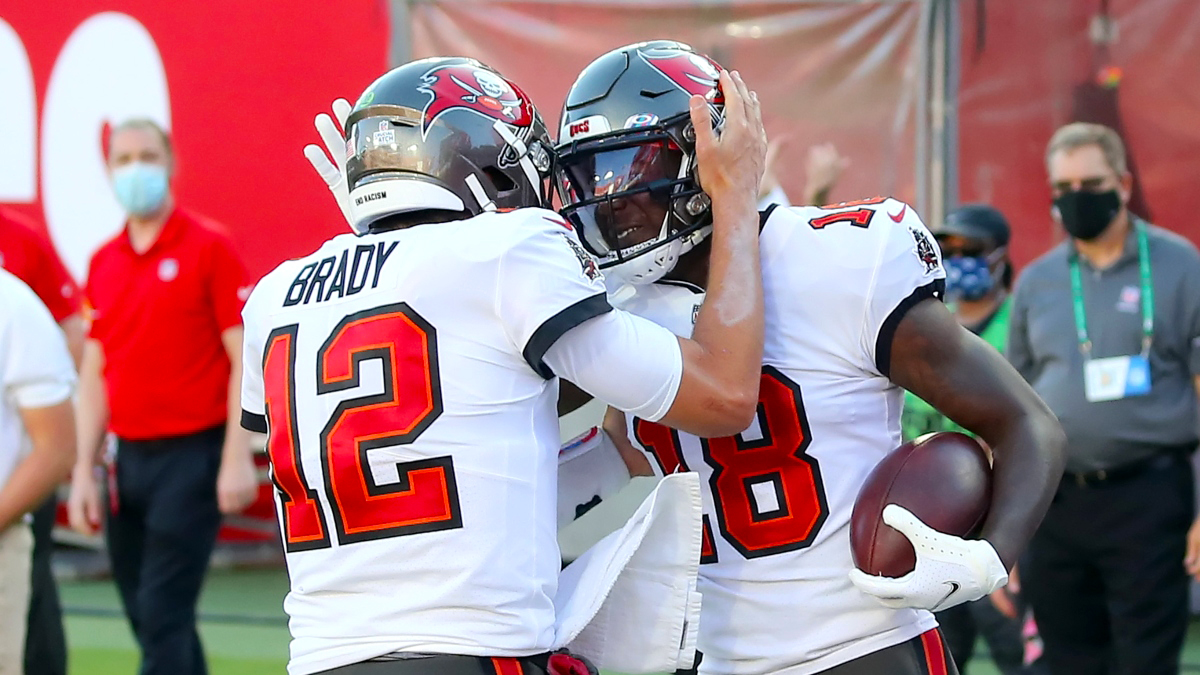 NFL Odds & Sharp Picks: How Pros Are Betting the Buccaneers vs. Falcons Spread & Total article feature image