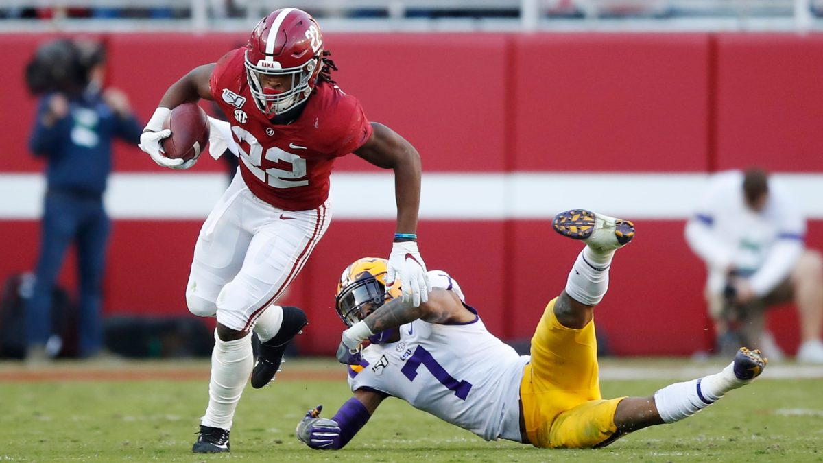Saturday College Football Odds & Picks: Collin Wilson’s Favorite Bets for LSU vs. Alabama, Coastal Carolina vs. BYU, Other Week 14 Games article feature image