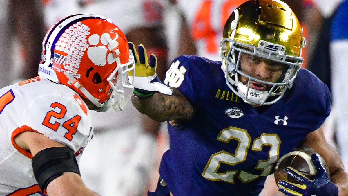 Notre Dame vs. Clemson Promo: Bet $20, Win $125 if ND Scores a Point! article feature image