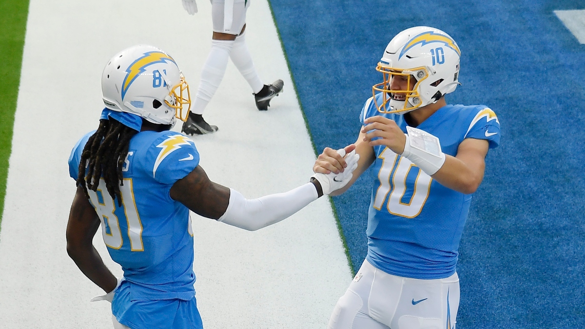 Chargers vs. Raiders Odds & Promos: Bet $1, Win $100 if There’s a TD, More! article feature image