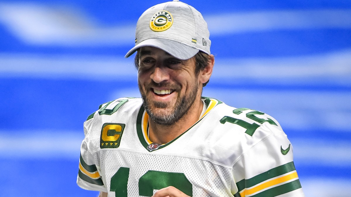 Packers vs. Panthers Saturday Promo: Bet $20, Win $125 if Aaron Rodgers Throws for at Least 1 Yard! article feature image