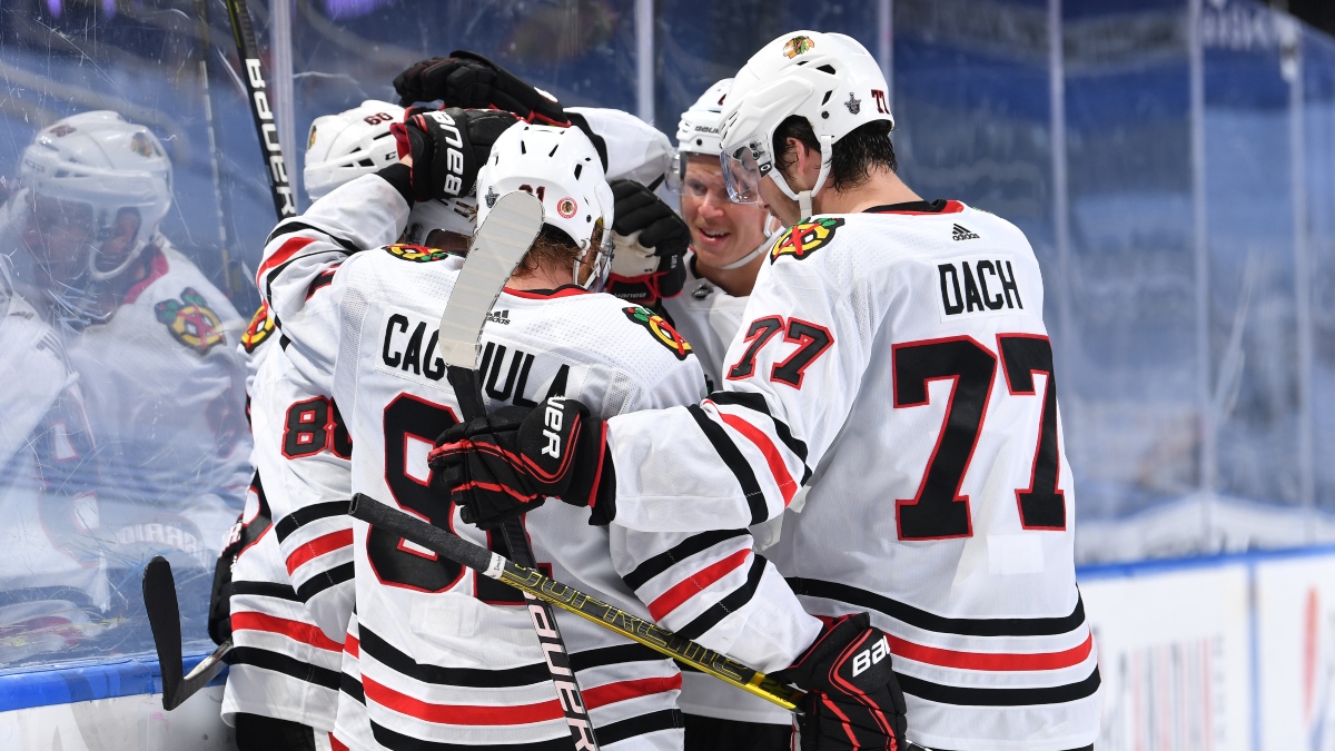Chicago Blackhawks Promo: Bet $20, Win $125 if There’s a Goal! article feature image