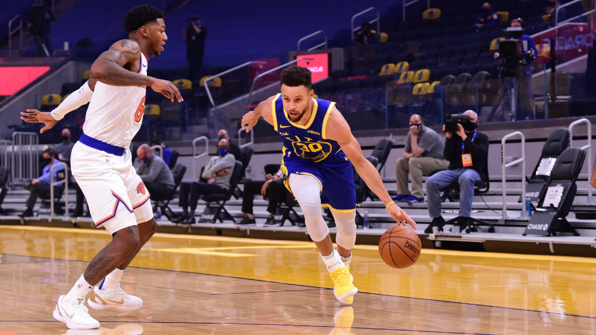 NBA Player Prop Bets & Picks for Saturday: Steph Curry is Dishing Out Dimes, His Teammate is Not (Jan. 23) article feature image