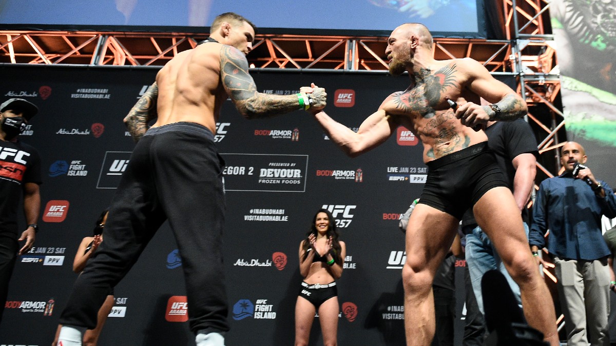 Picks, Odds & Projections for UFC 257: Zerillo’s Betting Card for Saturday’s 11 Fights (Jan. 23) article feature image