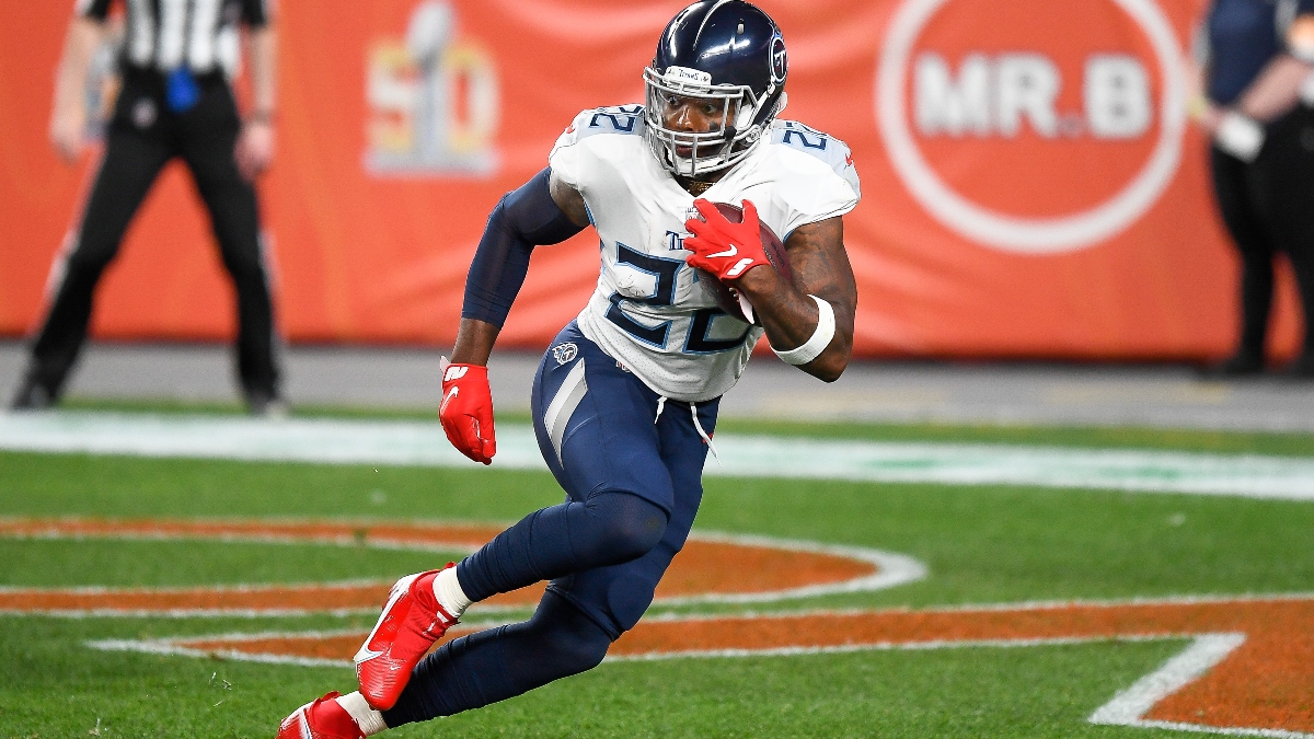 Titans-Bills PrizePicks Promo: Win $50 if Derrick Henry Rushes for a Yard! article feature image