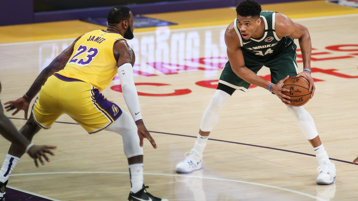 NBA Scoring Leader Odds: Giannis Antetokounmpo Paces 3-Way Race article feature image