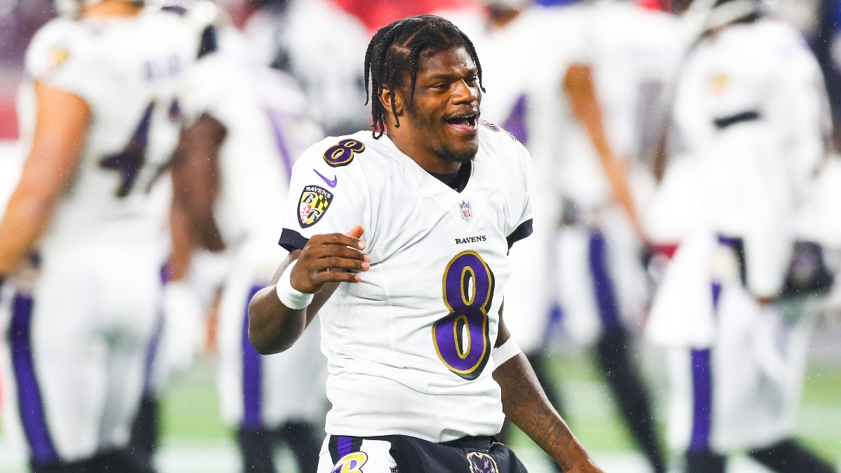 Ravens-Bills Promos: Bet $20, Win $125 if Lamar Jackson Completes a Pass, More! article feature image