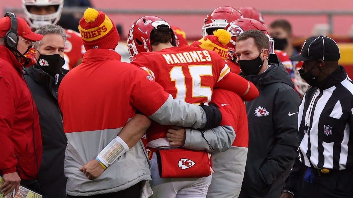 Patrick Mahomes Out With Concussion: Betting Market Reacts to His Absence article feature image
