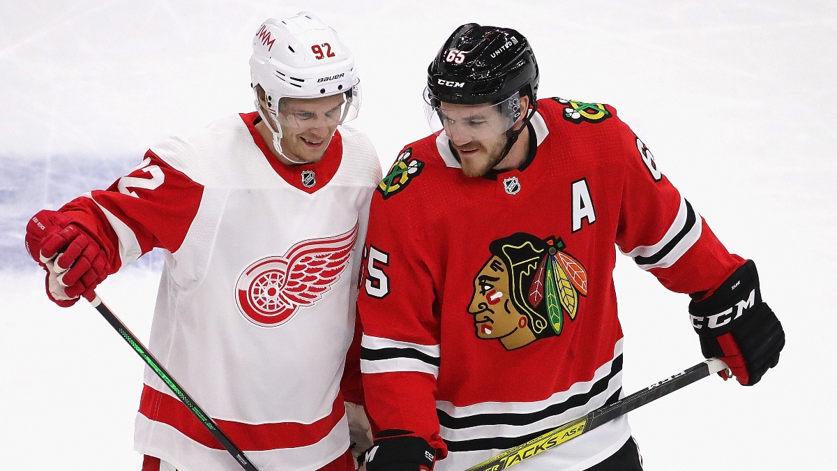 Sunday NHL Odds & Picks for Red Wings vs. Blackhawks: Underdog Has Value in Detroit-Chicago Battle (Jan. 24) article feature image