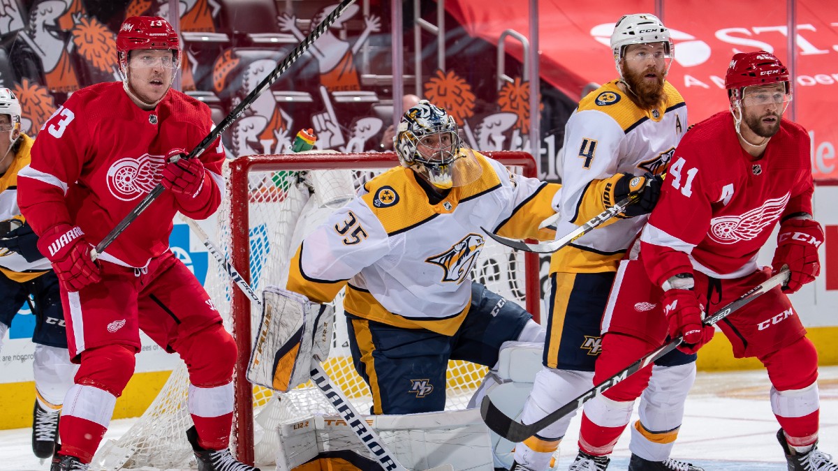 NHL Odds & Pick for Predators vs. Red Wings: Pay Attention to Who’s Between the Pipes article feature image