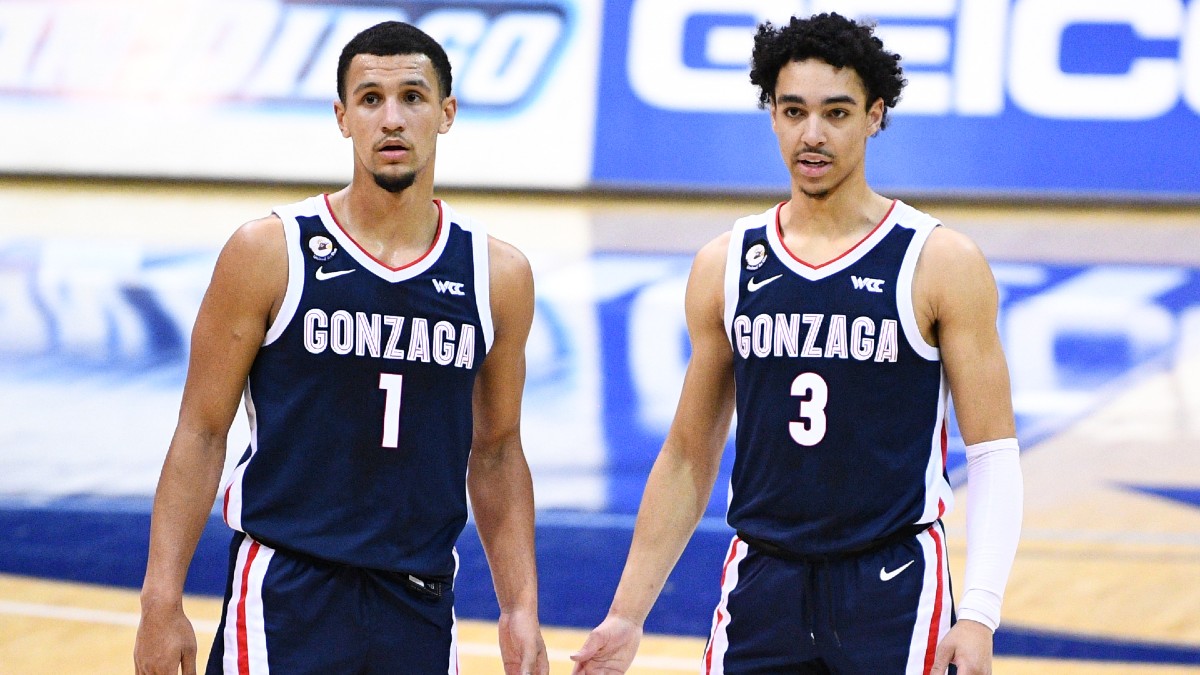 College Basketball Odds & Picks: Stuckey’s Saturday Betting Card, including Gonzaga vs. San Francisco & 5 More Games (Feb. 13) article feature image