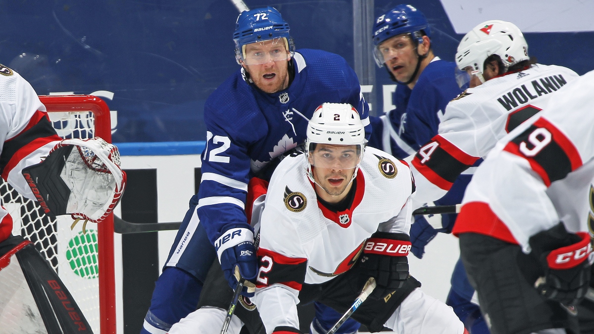 NHL Betting Picks: Our Favorite Bets for Thursday, Feb. 18, Including Senators-Leafs & Wild-Ducks article feature image