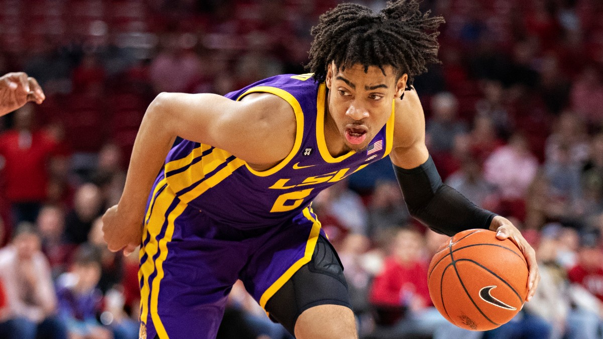 NCAA Tournament Player Props: Saturday’s Early Afternoon Picks, Including Georgetown, Kansas & LSU (March 20) article feature image