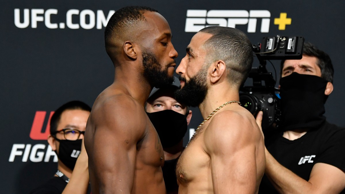 UFC Fight Night Odds & Picks: Zerillo’s Betting Breakdown & Projections for 13 Bouts, Including Edwards vs. Muhammad (March 13) article feature image