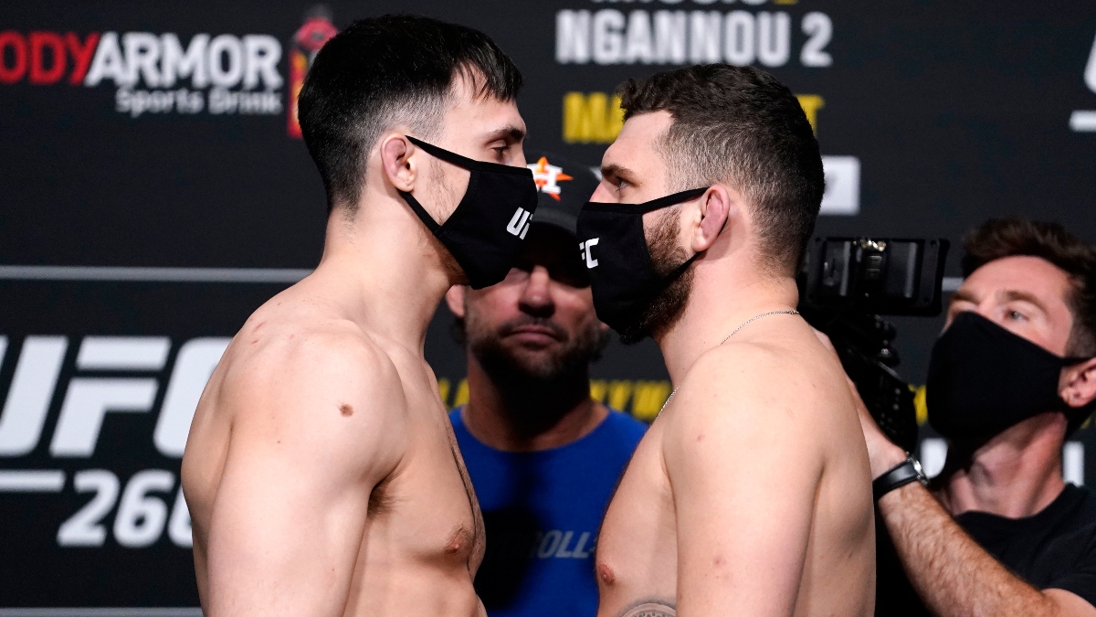 UFC 260 Odds, Pick & Prediction: Modestas Bukauskas vs. Michal Oleksiejczuk (Saturday, March, 27) article feature image