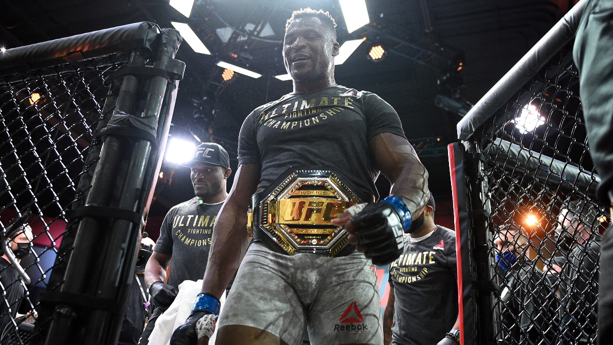 Francis Ngannou vs. Jon Jones UFC Odds: Early Line on Potential Heavyweight Championship Fight article feature image