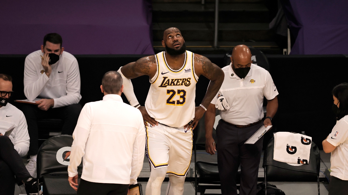 LeBron James Suffers High Ankle Sprain: What This Means for Lakers’ Futures, MVP Race article feature image