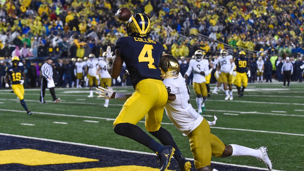 Nico Collins 2021 NFL Draft Profile: Dynasty Fantasy Football Analysis & Props To Bet article feature image