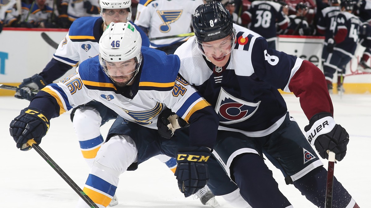 Blues vs. Avalanche NHL Odds & Pick: Colorado Should Roll Over St. Louis (April 3) article feature image