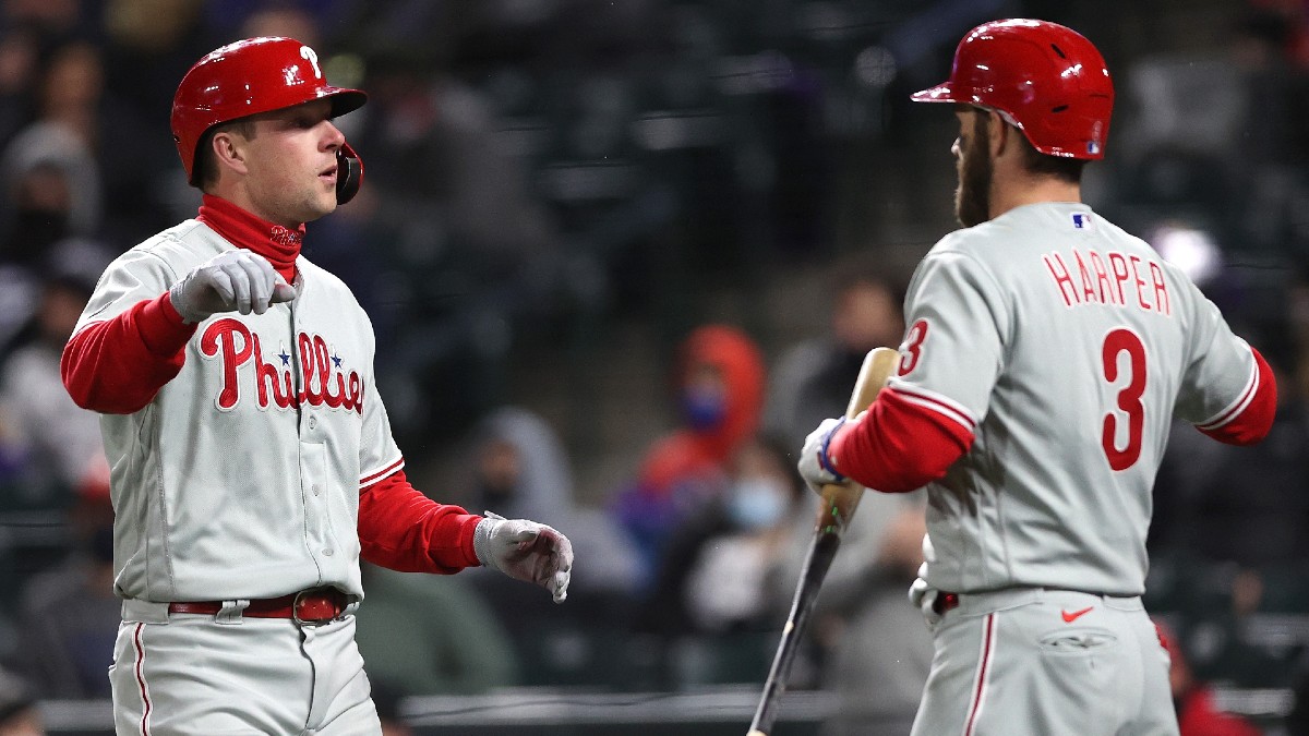 Saturday MLB Odds & Picks: 5 Best Bets Including Yankees vs. Indians, Rangers vs. White Sox & Phillies vs. Rockies (April 24) article feature image