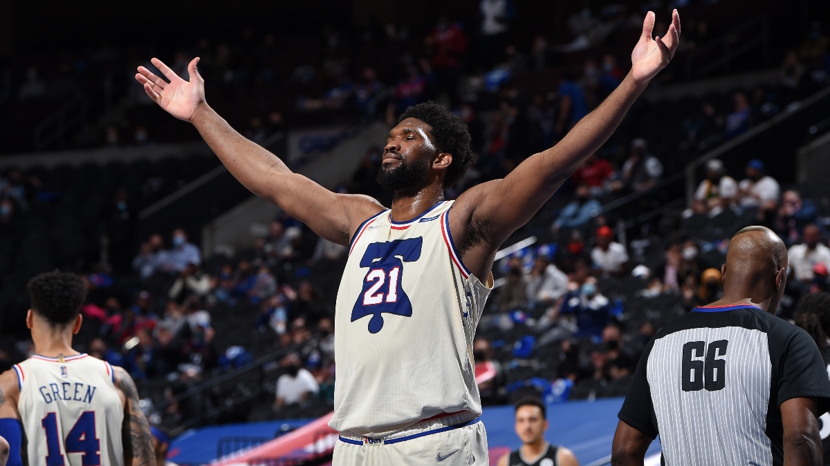 76ers Playoffs Promo: Bet $20, Win $200 if Joel Embiid Scores a Point! article feature image