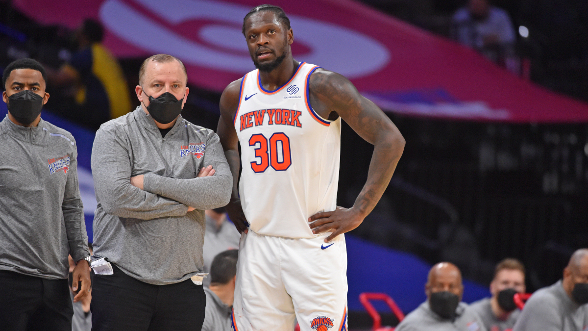 NBA Betting Odds & Picks: Best Bets for Knicks vs. Pistons, Timberwolves vs. 76ers & More (Saturday, April 3) article feature image