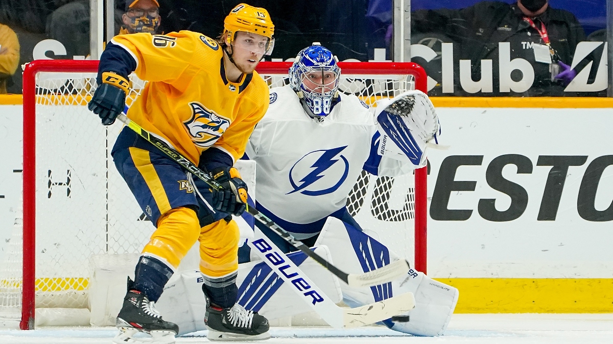 NHL Daily Betting Picks & Odds (Tuesday, April 13): Our Best Bets for Devils vs. Rangers, Predators vs. Lightning & More article feature image