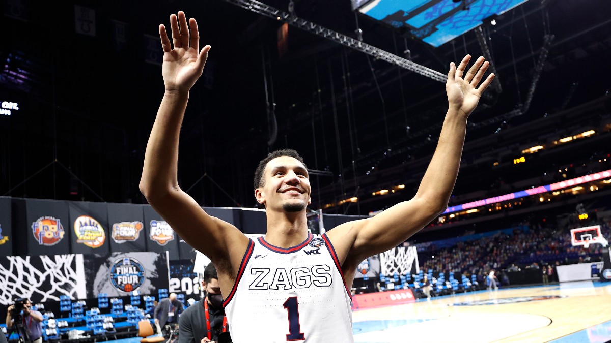 2021 NBA Draft Odds & Picks: The Case for Betting Jalen Suggs To Go No. 1 Overall article feature image
