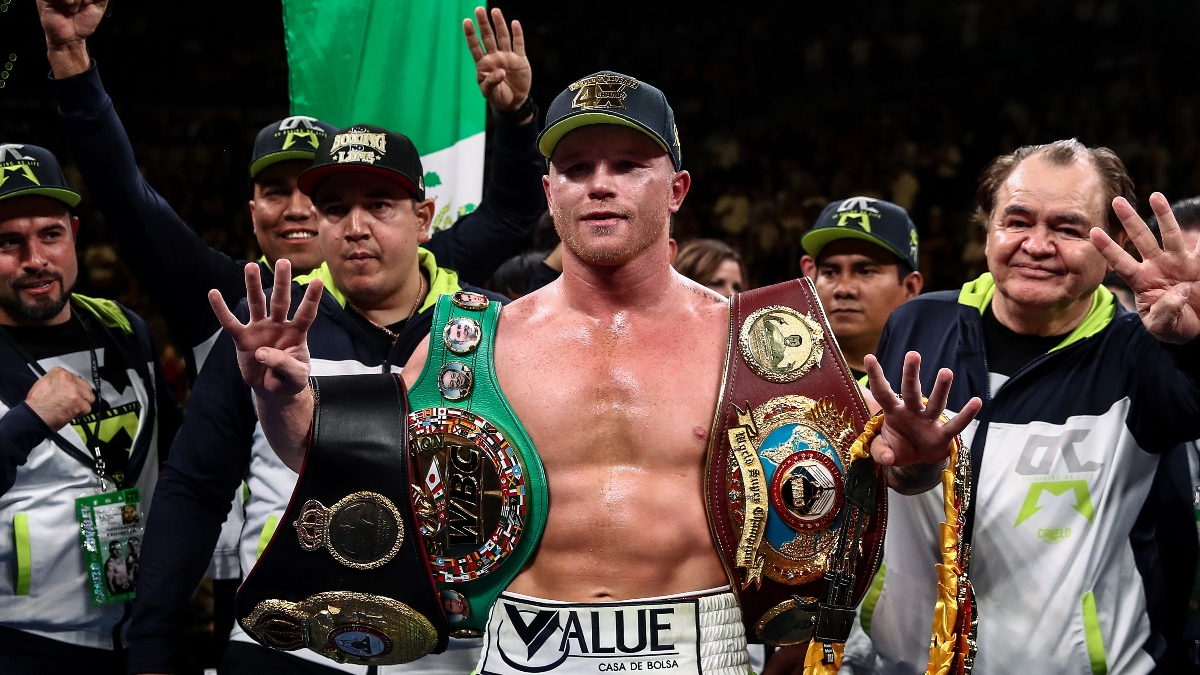 DraftKings Canelo Álvarez Odds, Promo: Get 55-1 Odds on Canelo to Win! article feature image