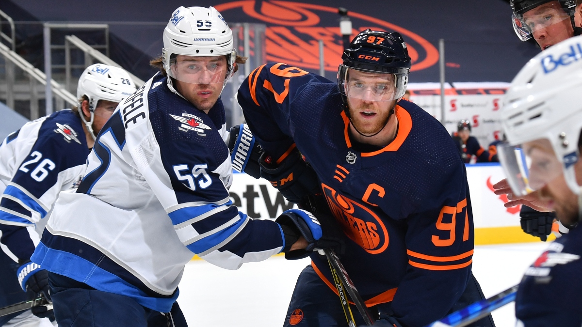 NHL Odds, Prediction, Picks for Jets vs. Oilers: Betting Preview for Game 2 in Edmonton (May 21) article feature image