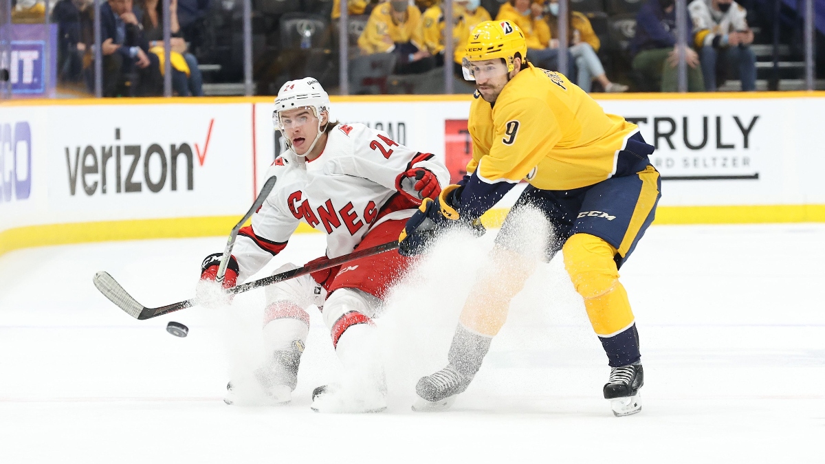 NHL Odds, Prediction, Preview for Hurricanes vs. Predators: How to Bet Game 4 in Nashville (May 23) article feature image