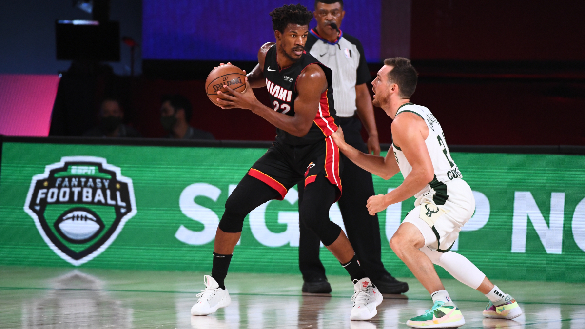 NBA Playoffs Odds, Game 1 Preview, Prediction for Heat vs. Bucks: Can Jimmy Butler Spur Win in Milwaukee? (May 22) article feature image