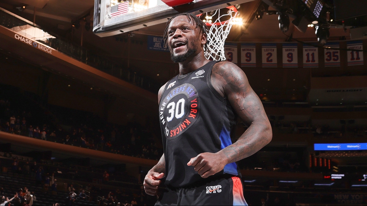 Knicks vs. Hawks Odds, Promo: Bet $20, Win $200 if Julius Randle Scores a Point! article feature image