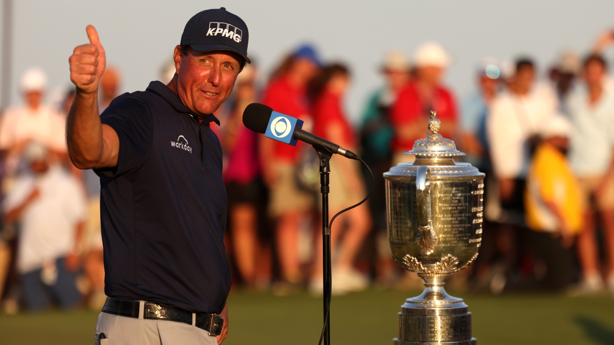 Phil Mickelson’s Longshot PGA Championship Win Pays Off For Bettors article feature image