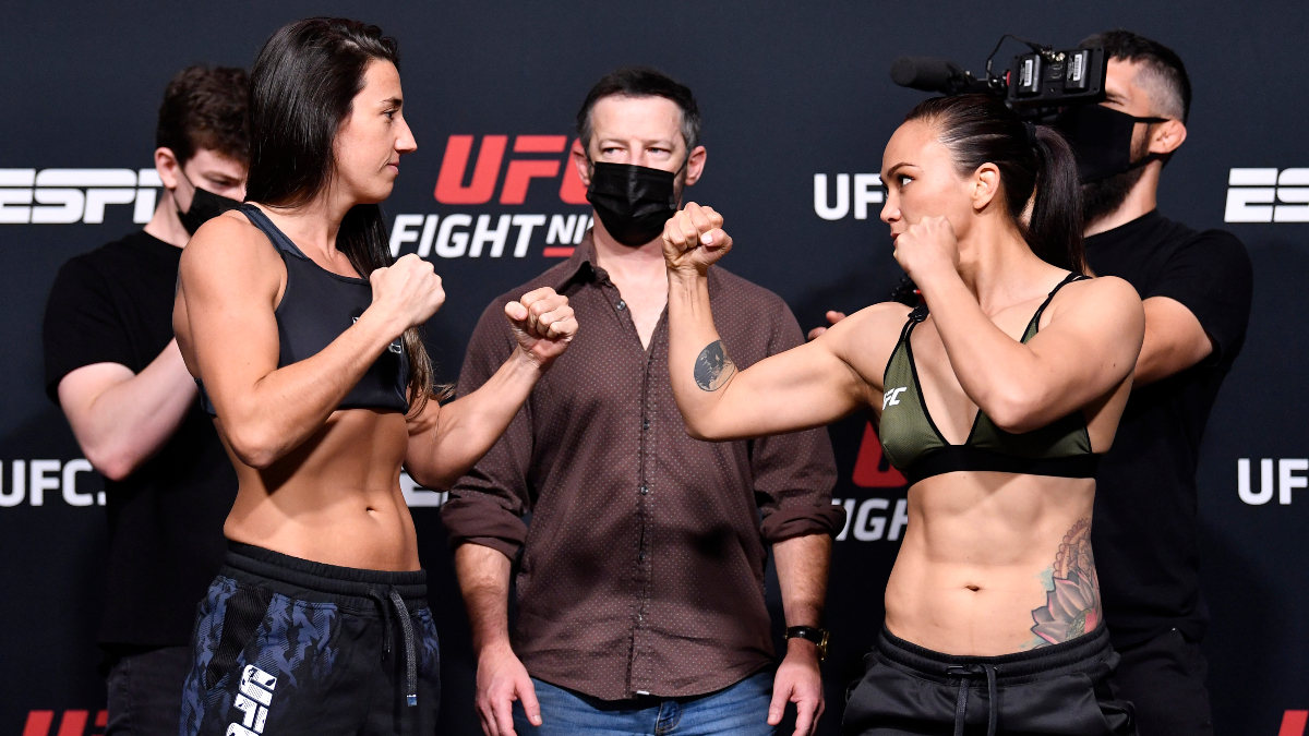 UFC Fight Night Odds, Fights, TV Schedule: Marina Rodriguez Favored Ahead of Match vs. Michell Waterson (Saturday, May 8) article feature image