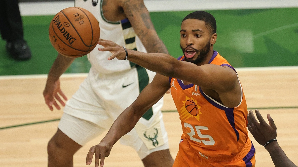 NBA Finals Bucks vs. Suns Parlay: How to Bet Chris Paul & Mikal Bridges in Game 5 (Saturday, July 17) article feature image