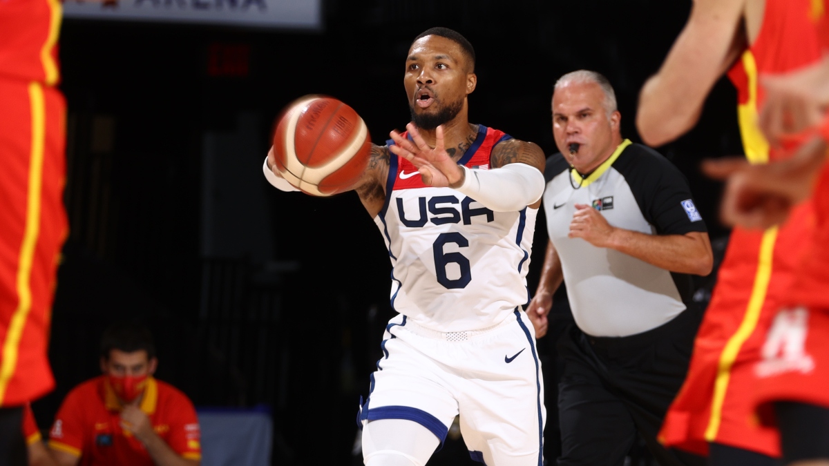 Olympic Basketball Sports Betting Odds, Promo: Bet $25, Win $125 if Team USA Records an Assist article feature image