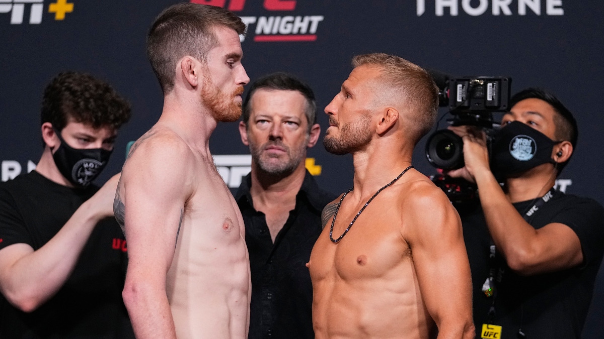 Cory Sandhagen vs. T.J. Dillashaw UFC Fight Night Odds, Pick & Prediction: Former Champ Back From Suspension (July 24) article feature image
