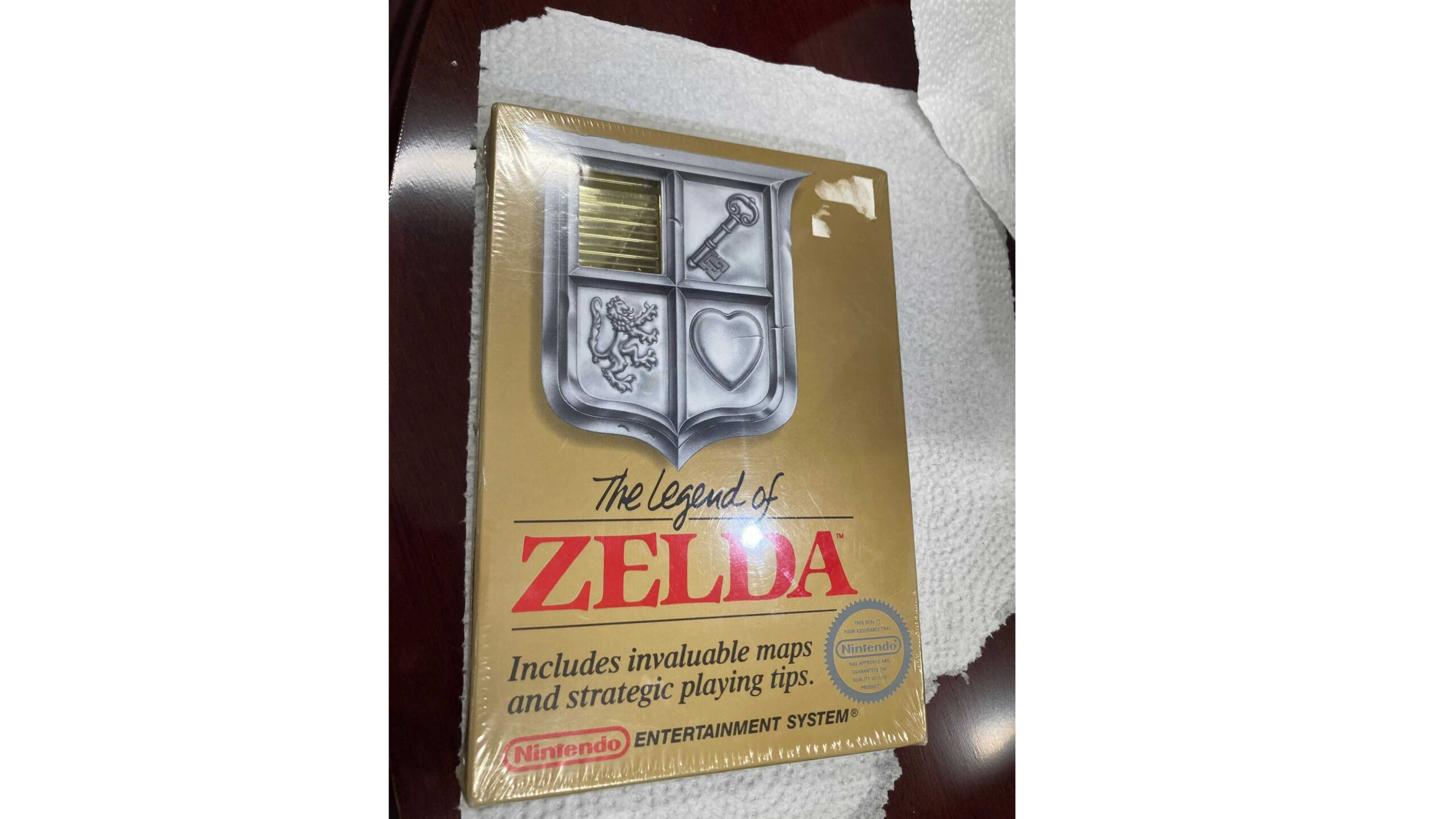 Legend of Zelda sealed NES cartridge sells at auction for $870,000