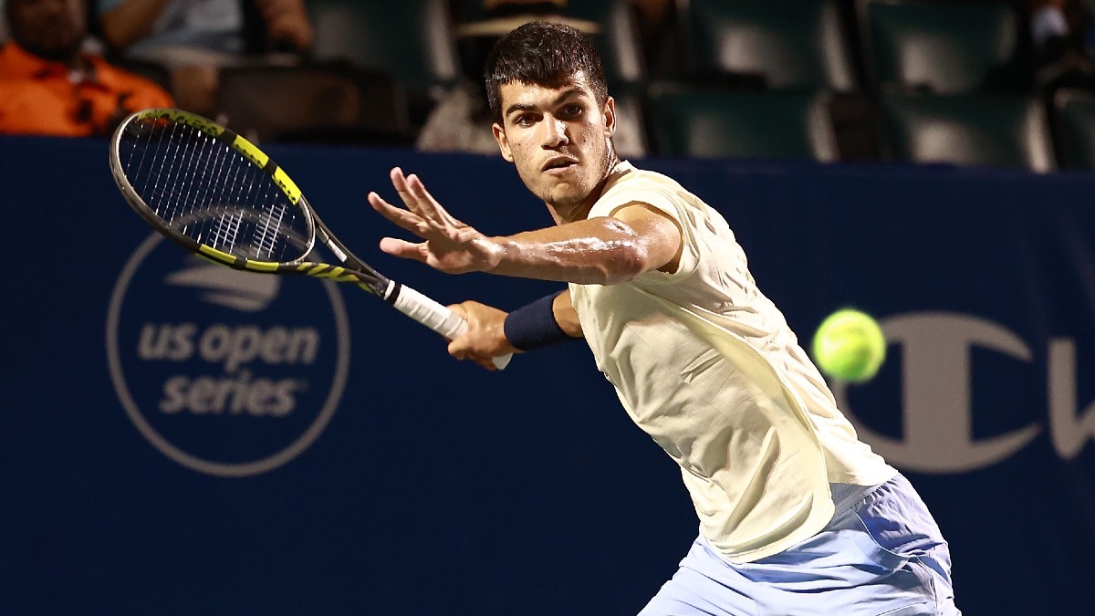 ATP Winston-Salem and U.S. Open Qualifier Tennis Odds & Picks, Including Alcaraz vs. Ymer (Friday, August 27) article feature image