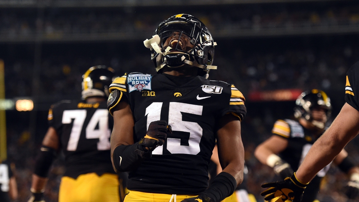 Iowa vs. Indiana Odds, Promo: Bet $20, Win $200 if Iowa Scores a Touchdown! article feature image