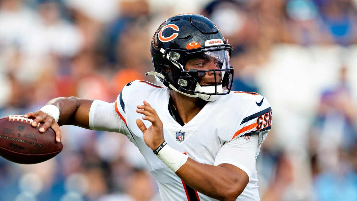 Bears vs. Raiders Odds, Promo: Bet $20, Win $205 if Justin Fields Completes a Pass! article feature image