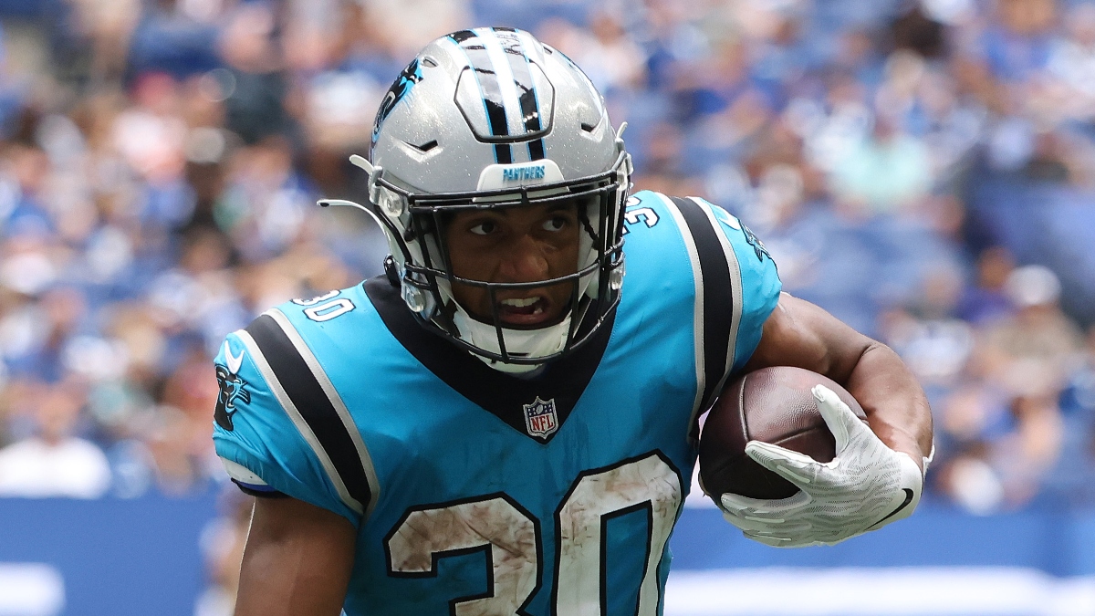 Panthers RB Chuba Hubbard Has Low-End Fantasy RB2 Potential With Christian McCaffrey Injured article feature image