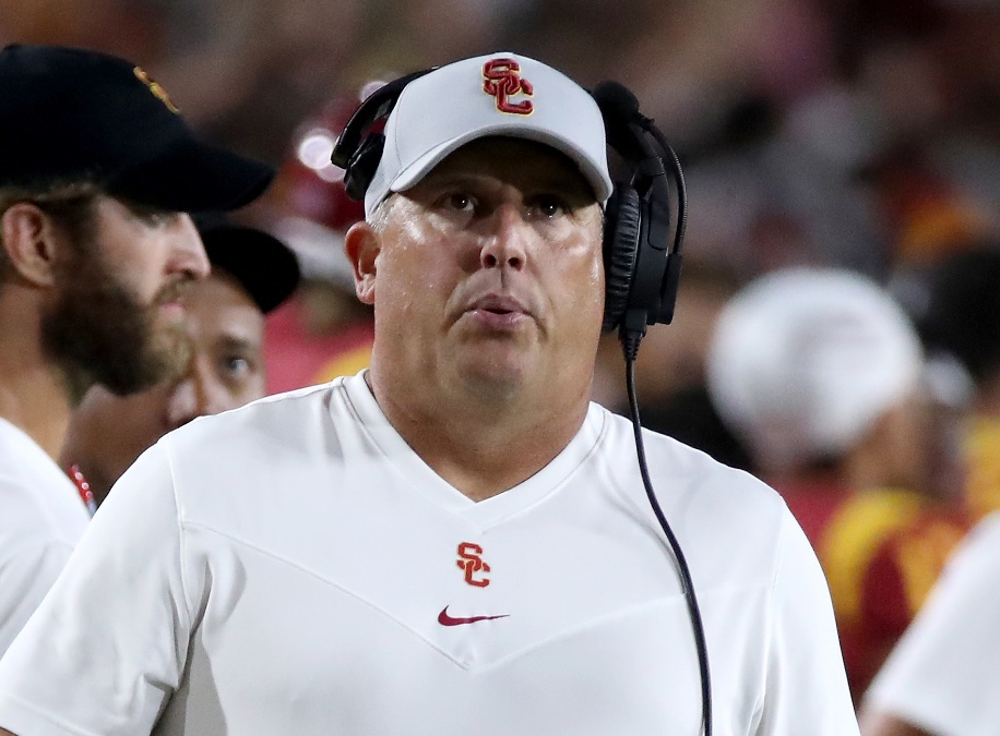 USC Fires Head Coach Clay Helton: Latest Trojans National Championship Odds article feature image