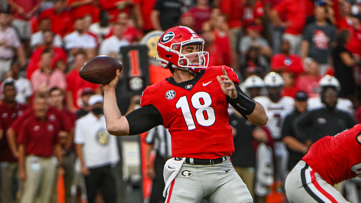 College Football Player Props: Our Top Bets for Week 4, Including JT Daniels & Will Rogers (September 25) article feature image