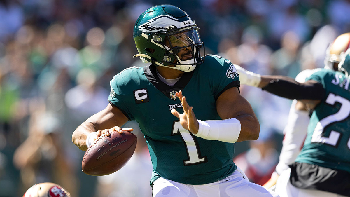 Eagles vs. Panthers Odds, Promos: Bet $10, Win $200 if Jalen Hurts Throws for 1+ Yard, More! article feature image