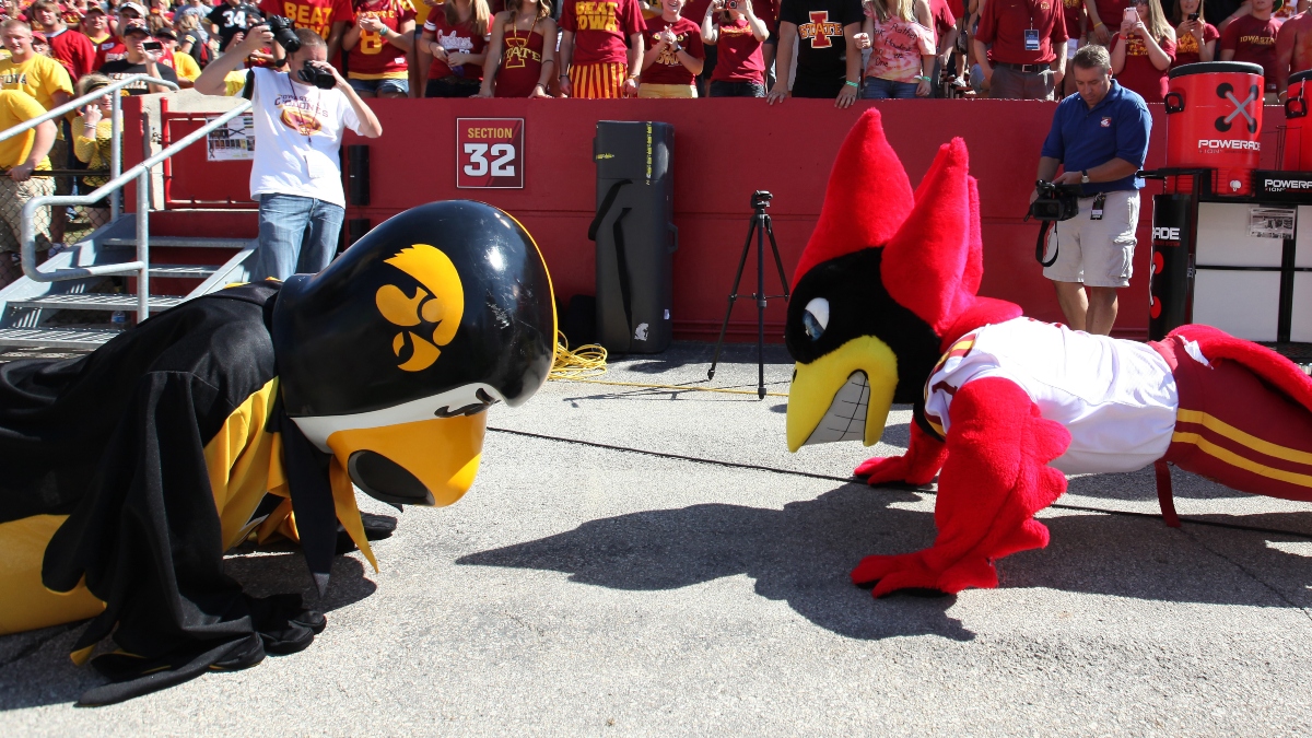 Iowa State vs. Iowa Promos: Win $200 if the Hawkeyes or Cyclones Score a TD! article feature image